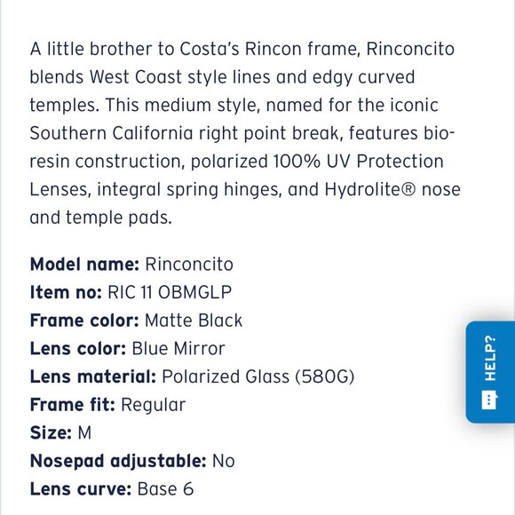 Costa Del Mar Riconcito Sunglasses - Picture 6 of 12